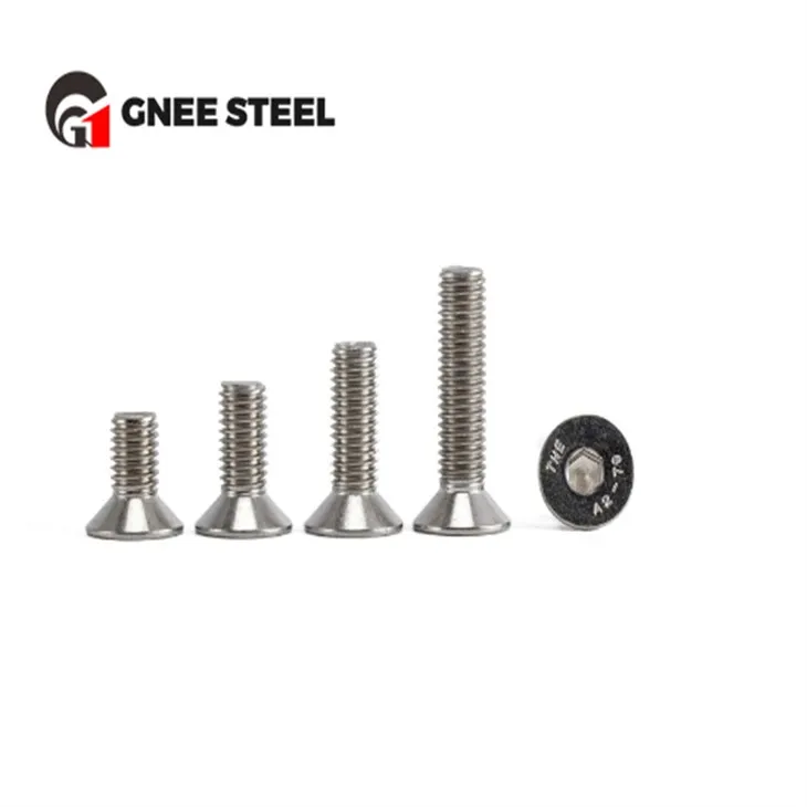 A2-70 A4-80 CSK-Innensechskantschrauben mit flachem Kopf