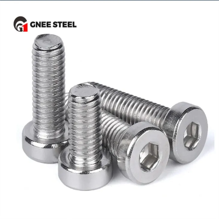 SS201 SS304 SS316 Innensechskantschrauben mit niedrigem Kopf