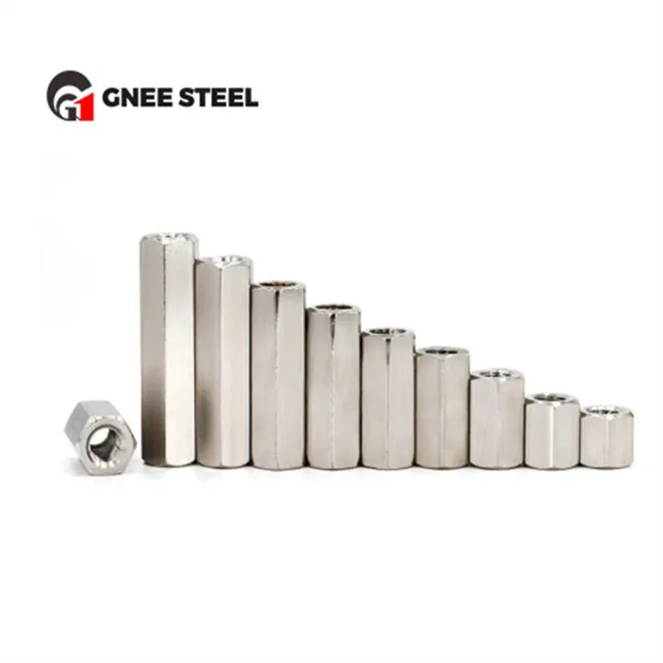 SS316 Lange Sechskant-Kupplungsmuttern